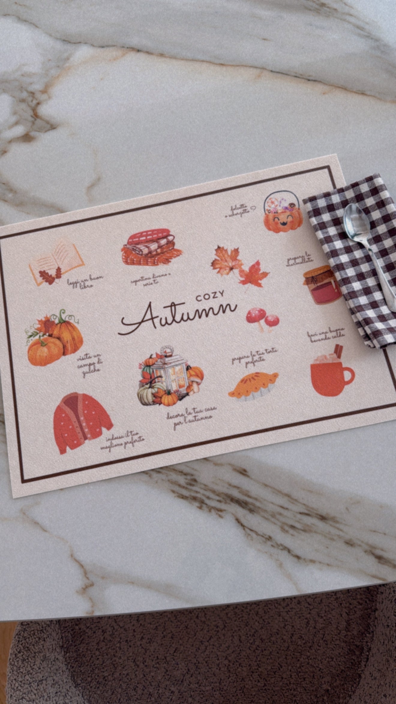 NUOVE tovagliette COZY AUTUMN