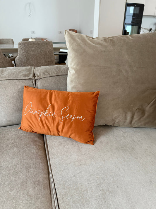 Cuscino in velluto Pumpkin Season