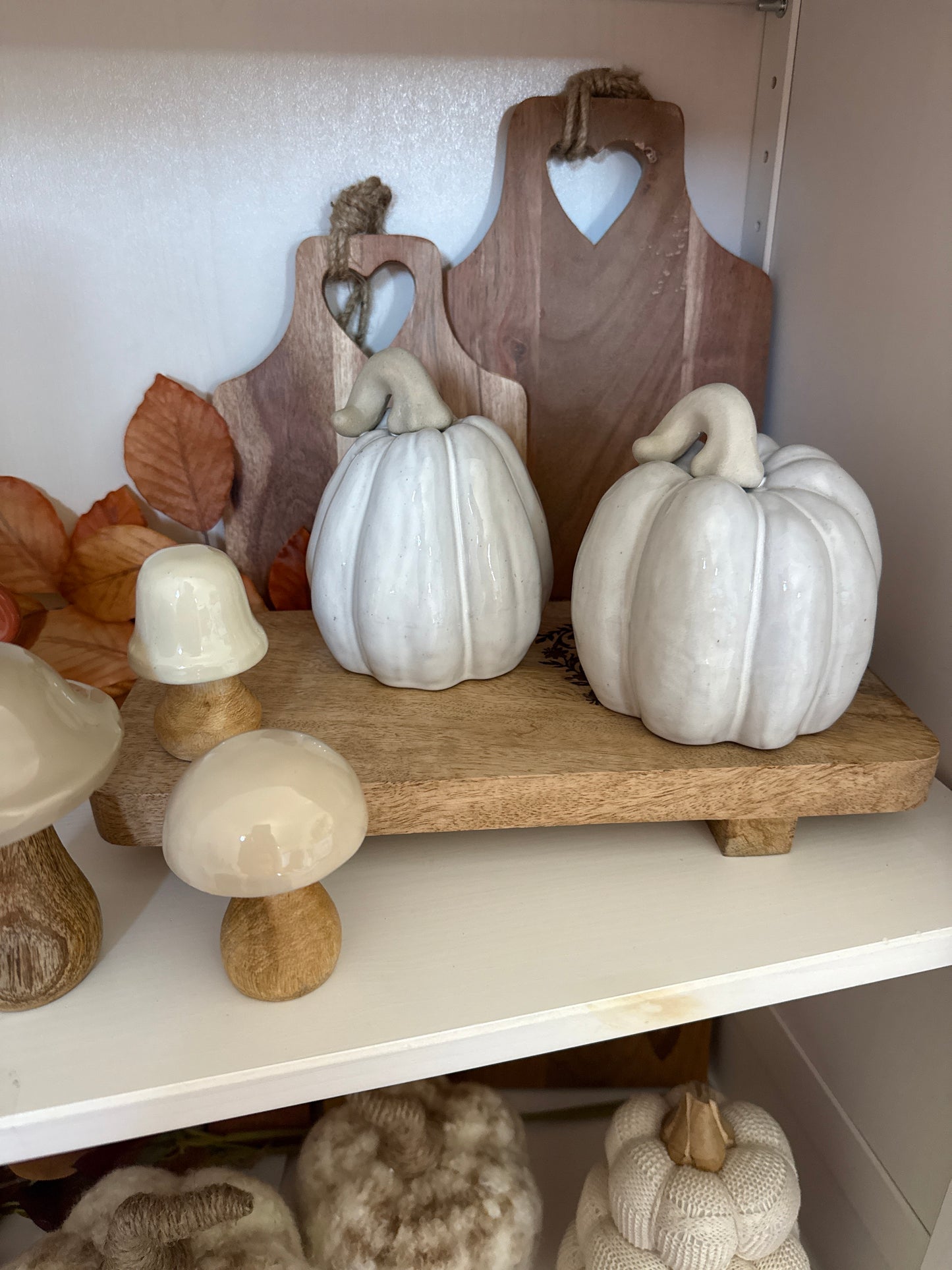 Zucca bianca in ceramica - 2 varianti