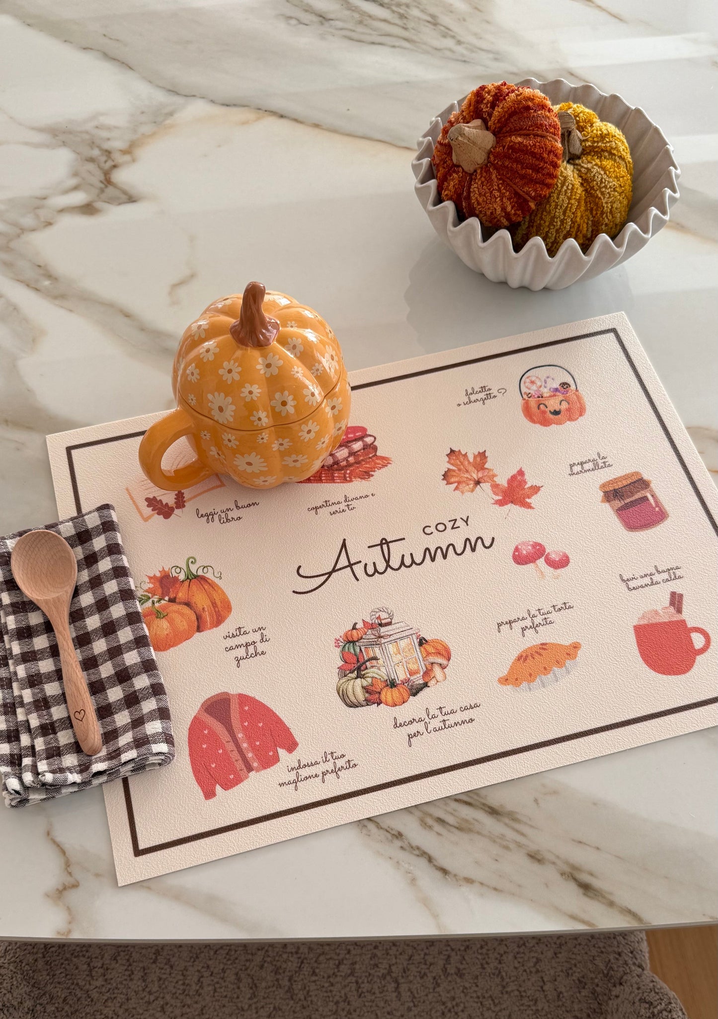 NUOVE tovagliette COZY AUTUMN