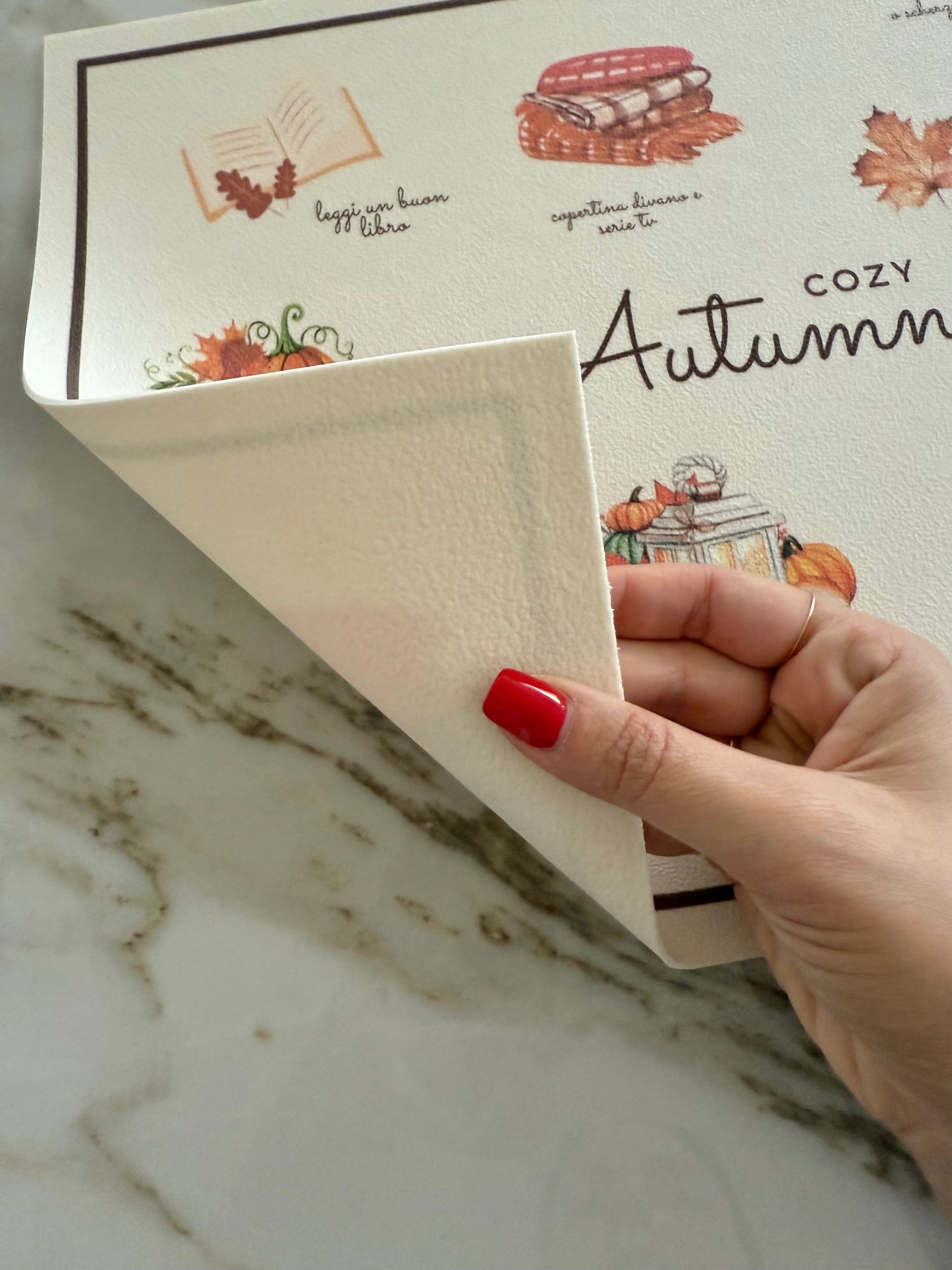 NUOVE tovagliette COZY AUTUMN