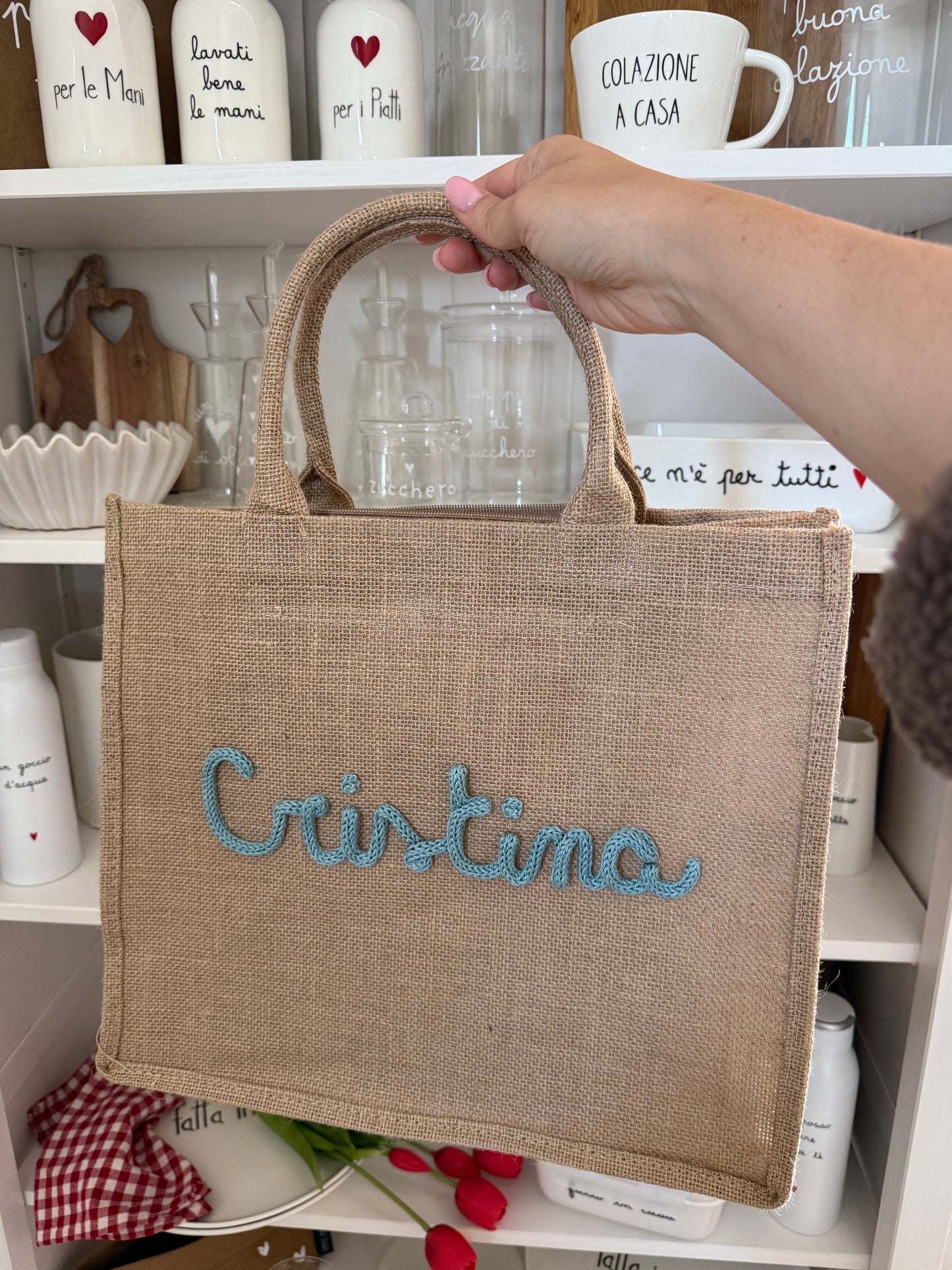 Borsa Juta CLASSIC - personalizzabile - 2 misure