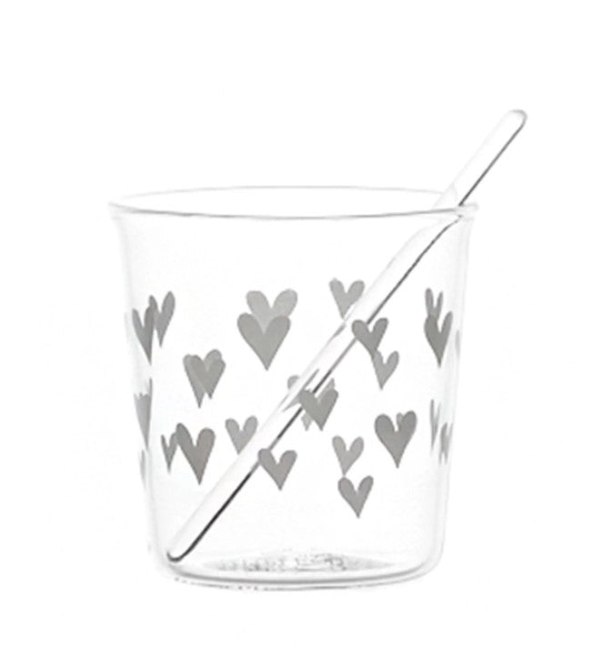 Bicchierini da CAFFE' in vetro borosilicato - 4 varianti