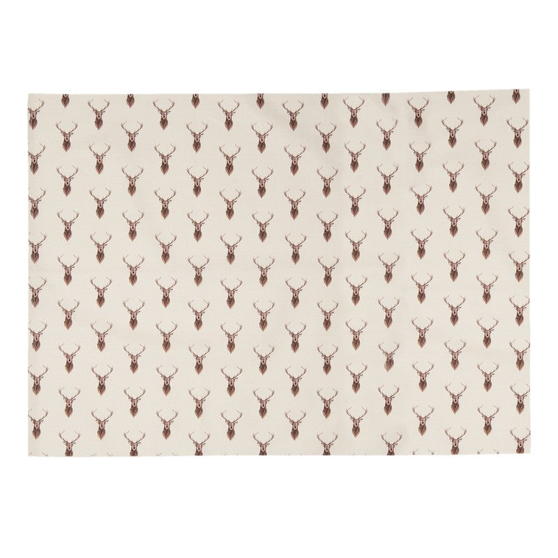 Tovaglietta americana 100% cotone CERVO - PERSONALIZZABILE