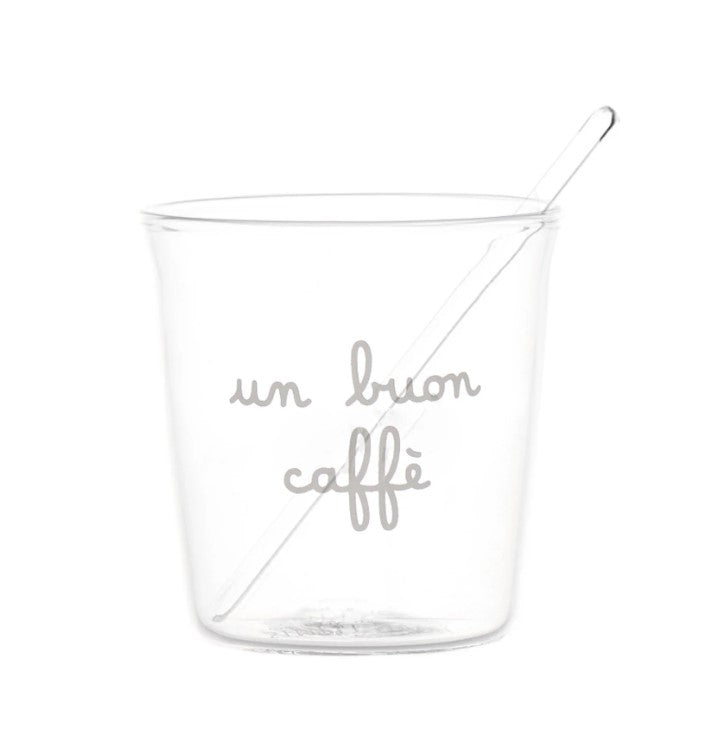 Bicchierini da CAFFE' in vetro borosilicato - 4 varianti
