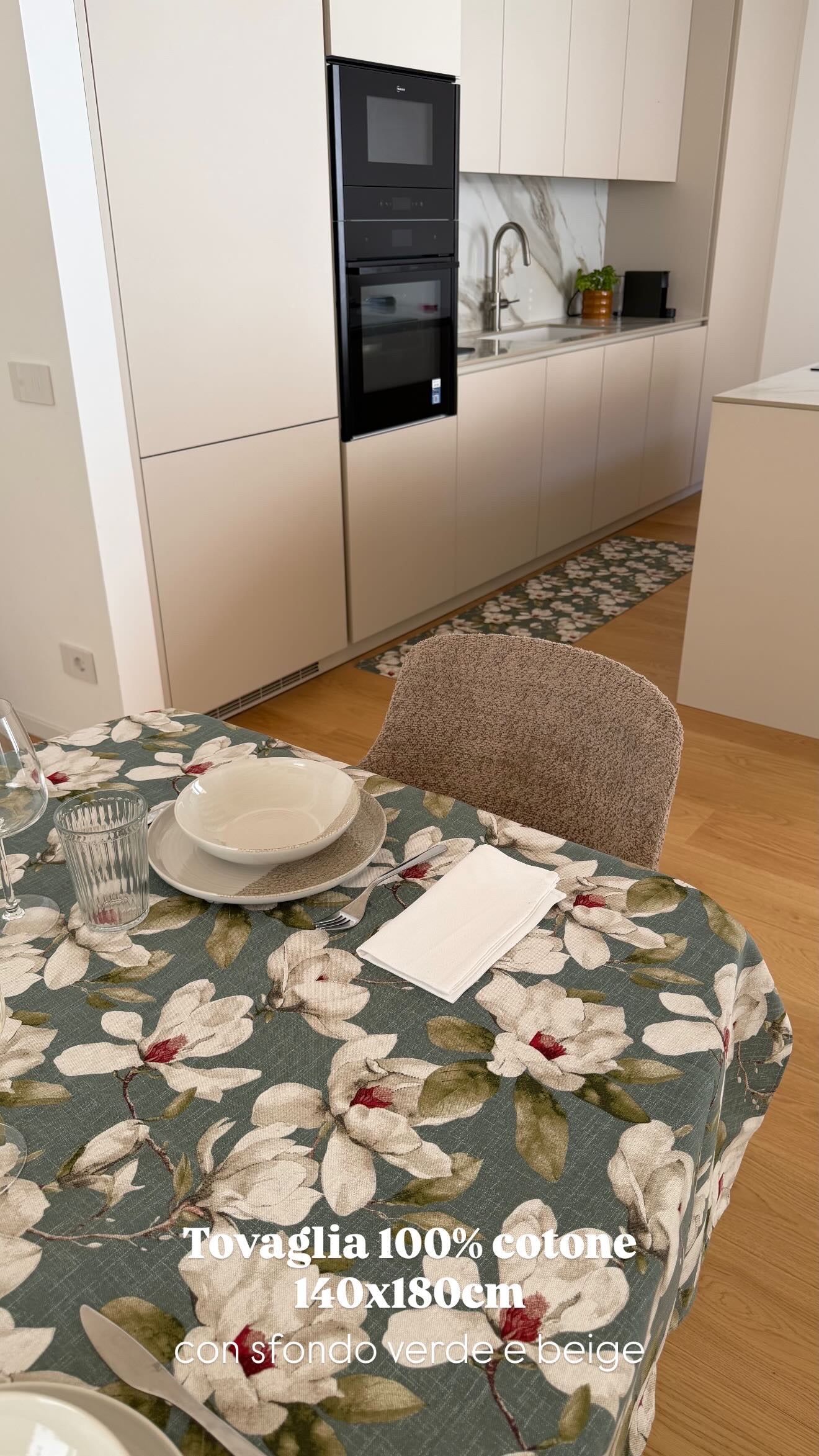 Passatoia MAGNOLIA verde - 180cm già tagliata