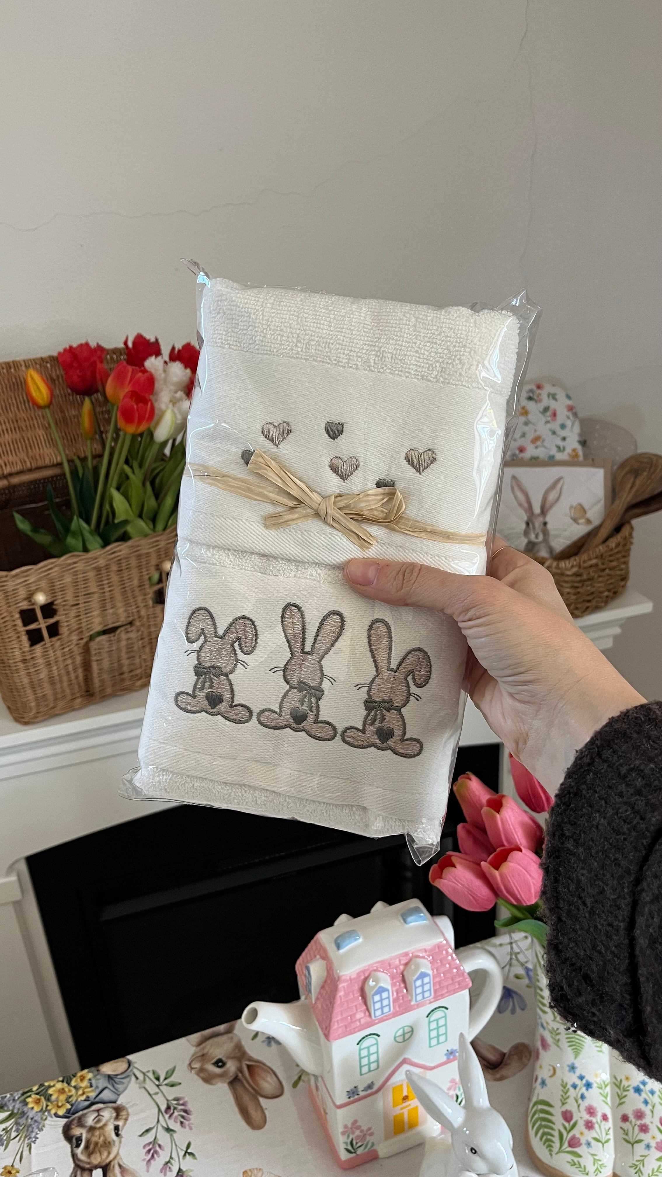 Coppia spugne viso + ospite BUNNY