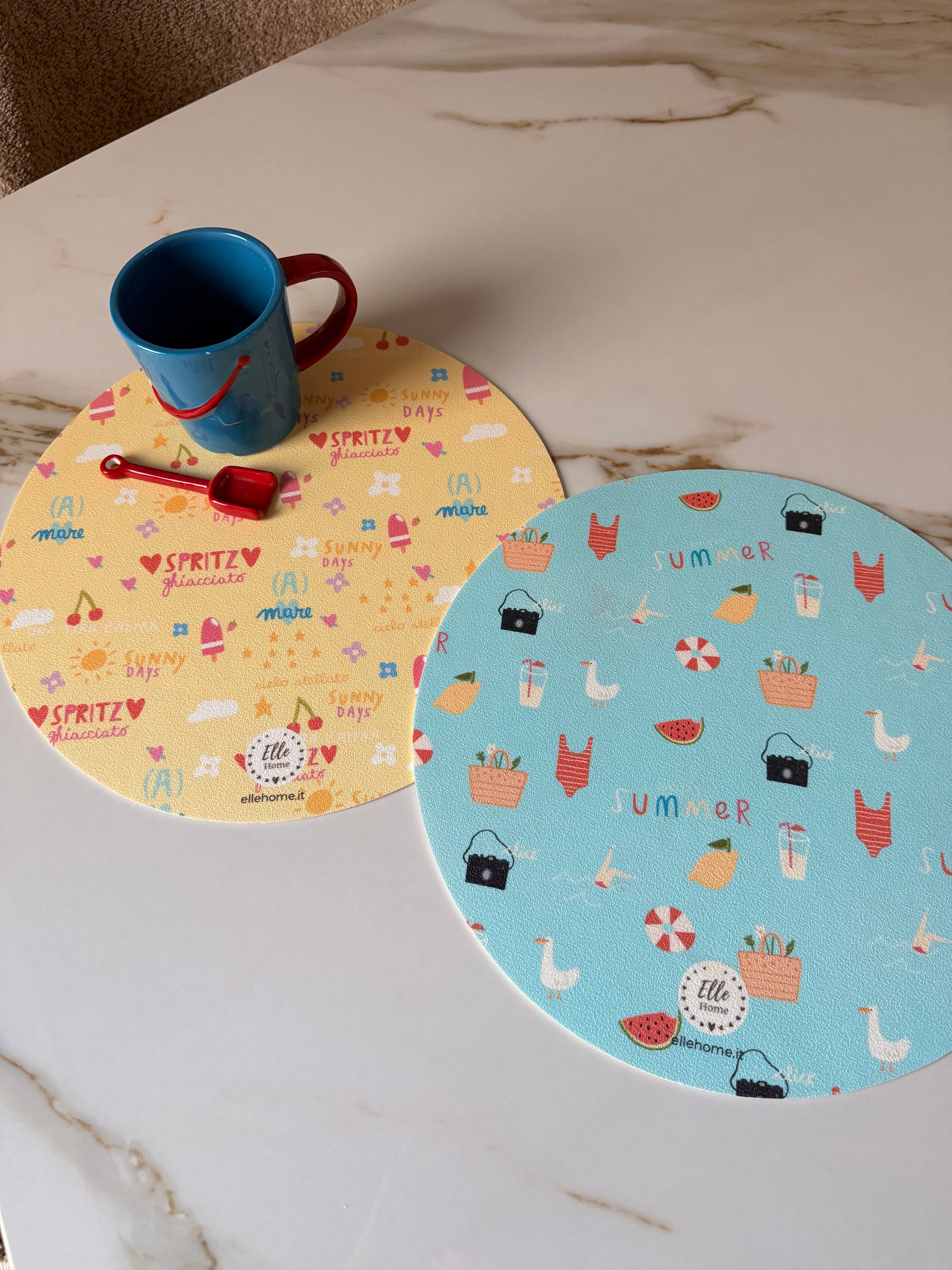 NUOVE tovagliette rotonde SUMMER