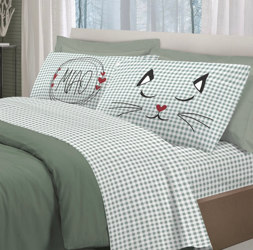 Completo letto MIAO - 3 diversi colori
