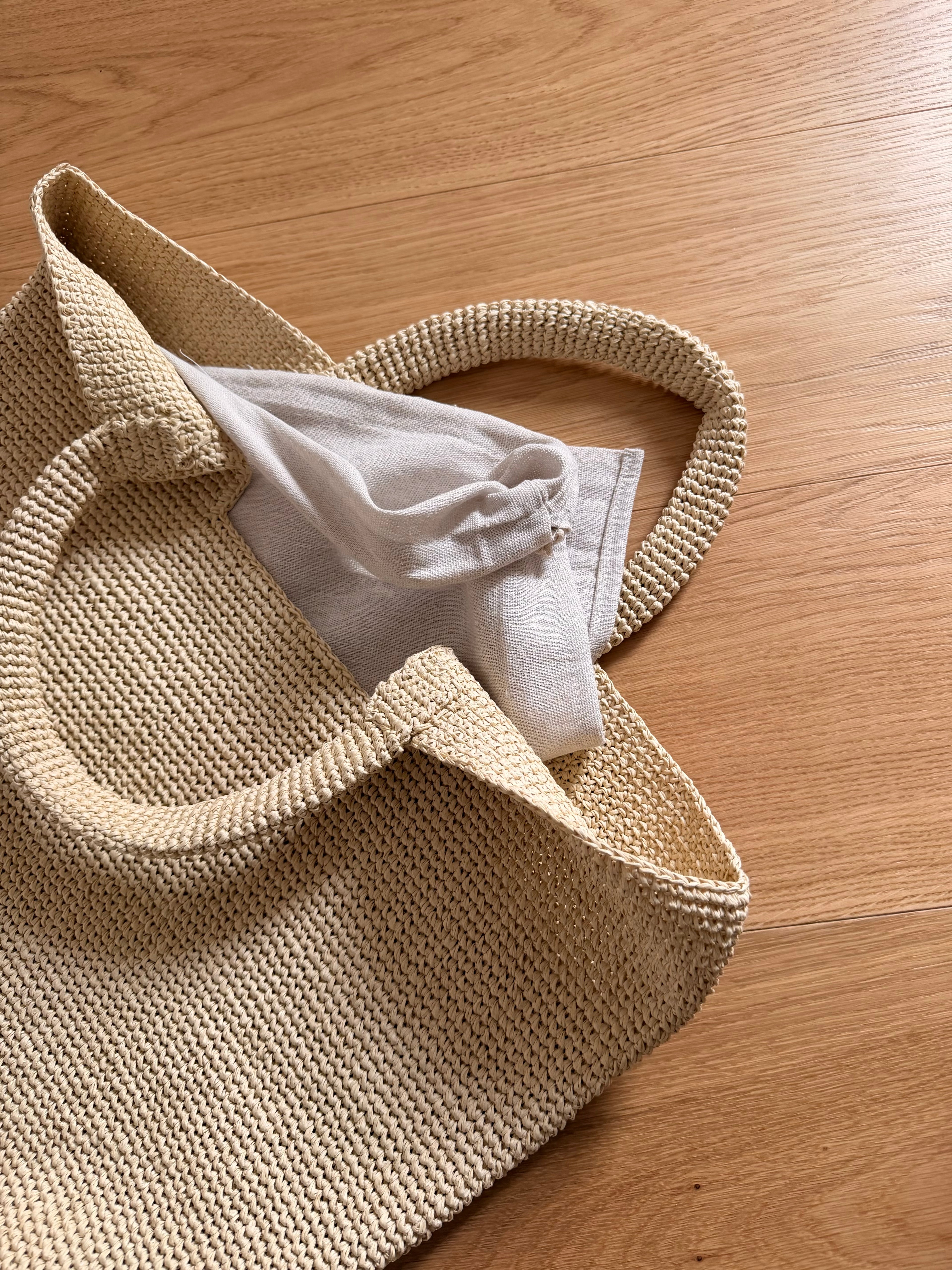 Maxi Bag RIVIERA 🌊 in rafia intrecciata