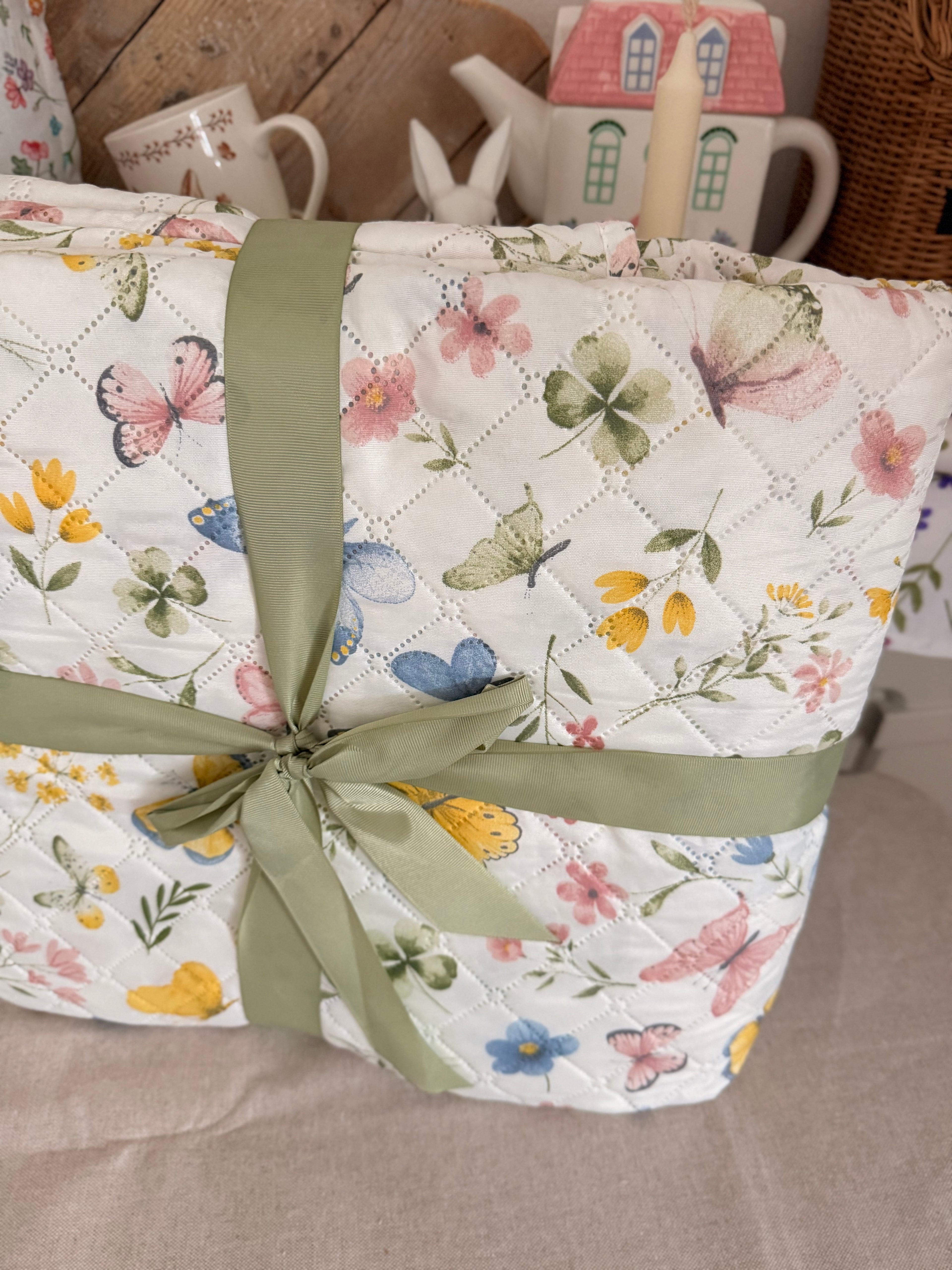 Copriletto matrimoniale trapuntato PRATOLINA