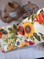 Tovaglia antimacchia GIRASOLI E PAPAVERI