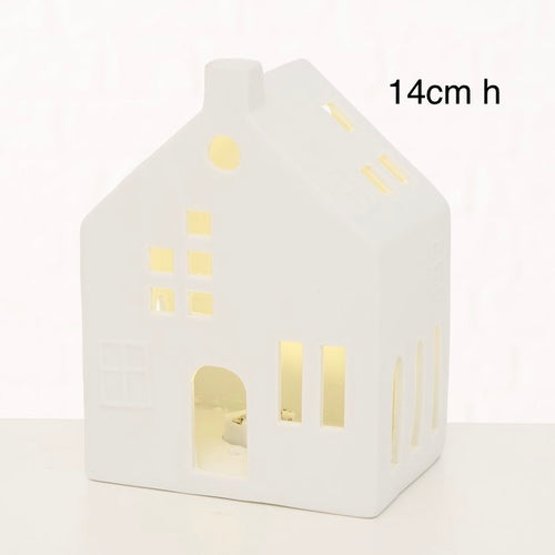 Casette porcellana Hygge Home con luce a Led - 3 misure