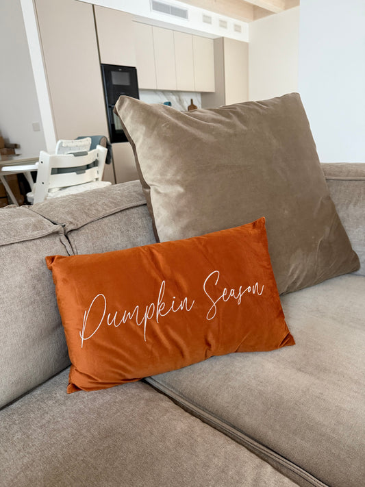 Cuscino in velluto Pumpkin Season