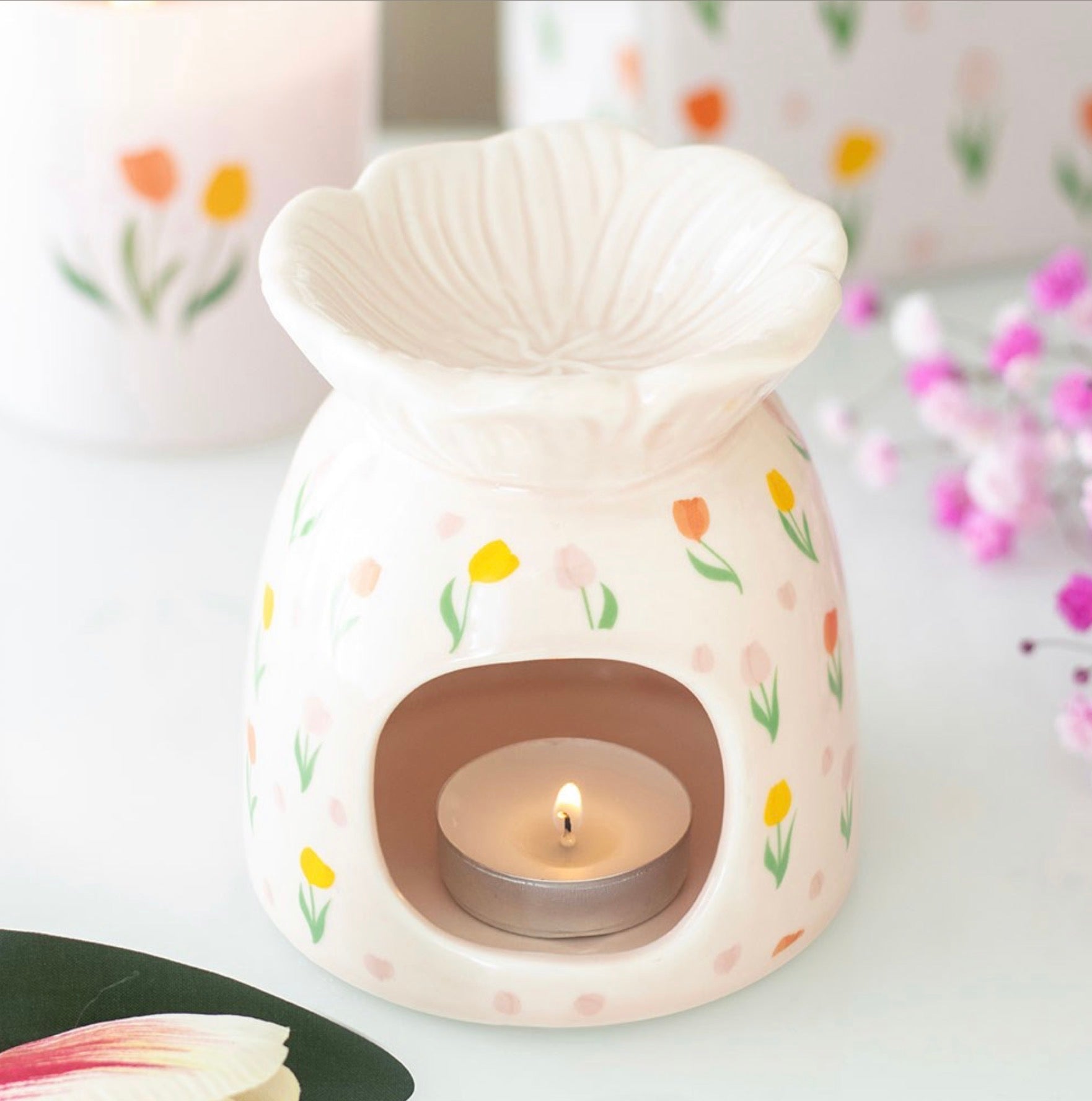 Bruciatore cera di soia TULIPANI