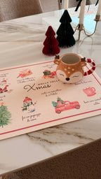 NUOVE tovagliette HOLLY JOLLY XMAS