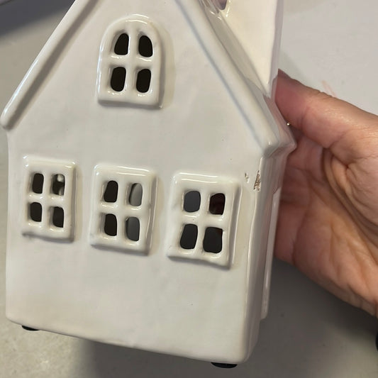 Nuovo COTTAGE porta tealight/incenso - CON DIFETTINO