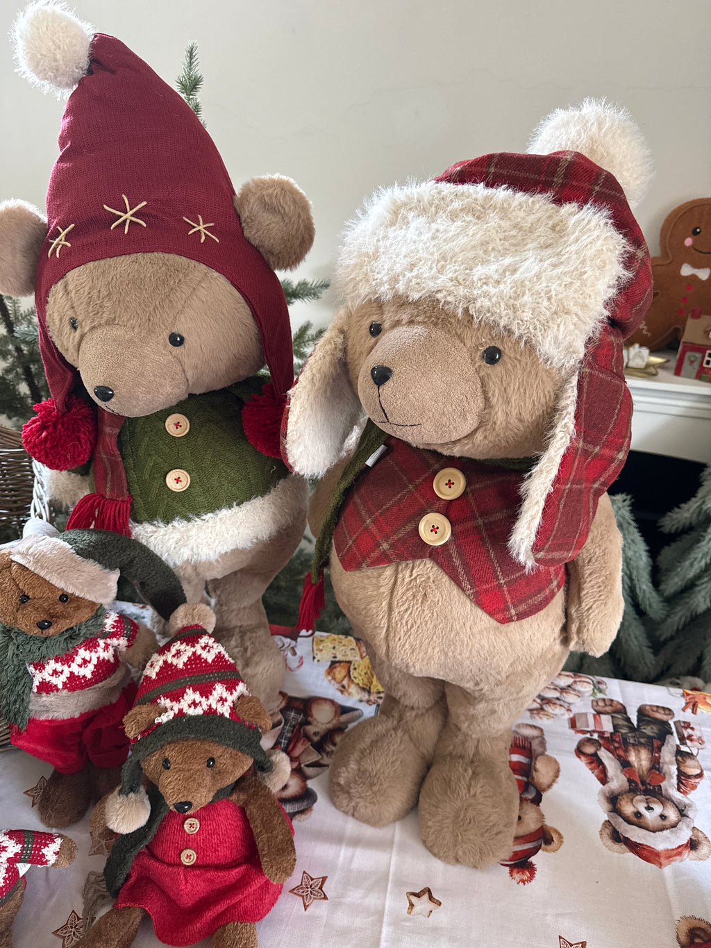 Orsetti BRANDO e PEPPER in piedi (87cm altezza)