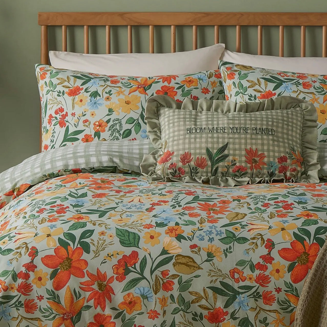 Set Copripiumino matrimoniale BLOOM double face