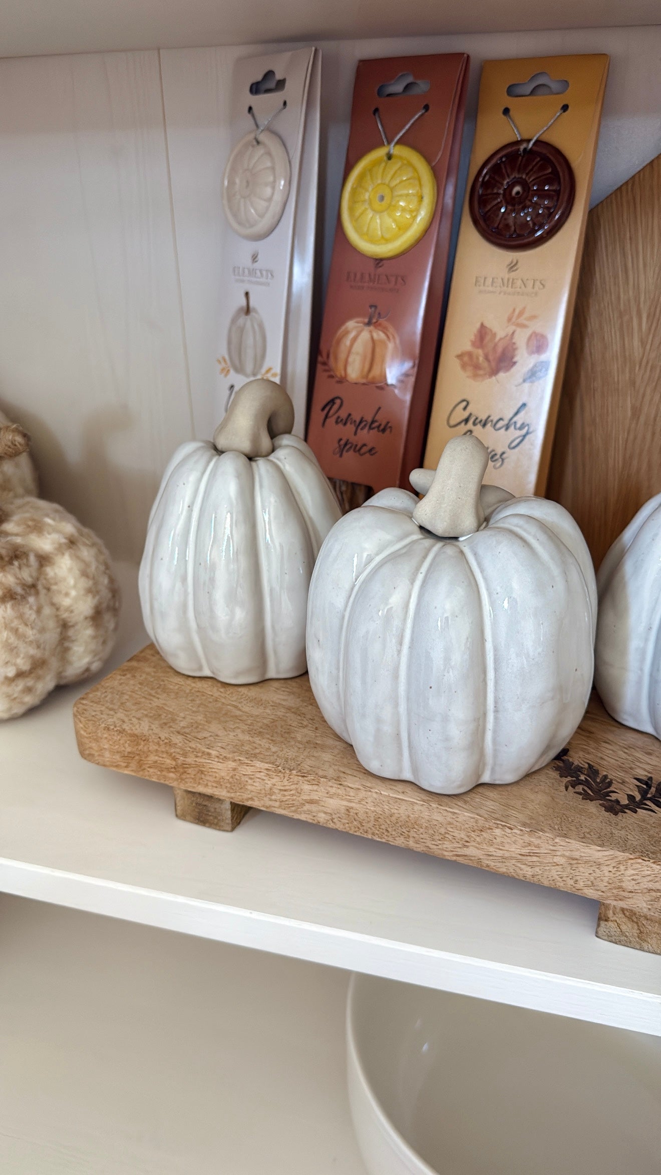 Zucca bianca in ceramica - 2 varianti