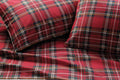 Completo letto in FLANELLA matrimoniale TARTAN