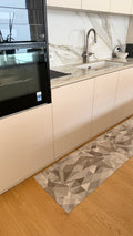 Passatoia GEOMETRIE in ciniglia e pvc - 250cm già tagliata