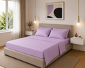 Completo letto tinta unita LILLA GLICINE - 3 misure
