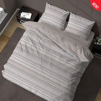 Parure Copripiumino ZIG ZAG simil Missoni - 2 varianti colore