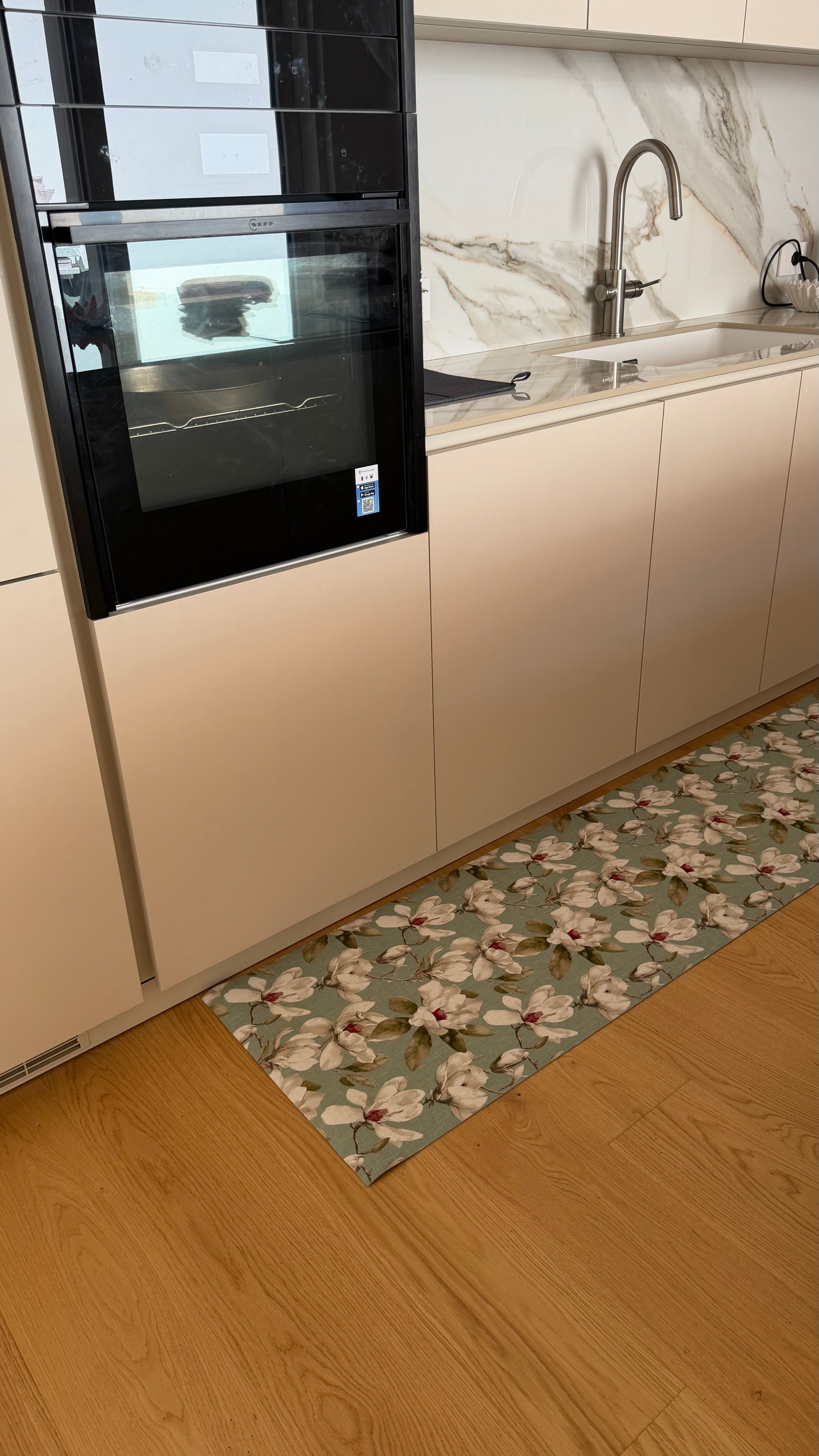 Passatoia MAGNOLIA in cotone e pvc - 2 varianti colore