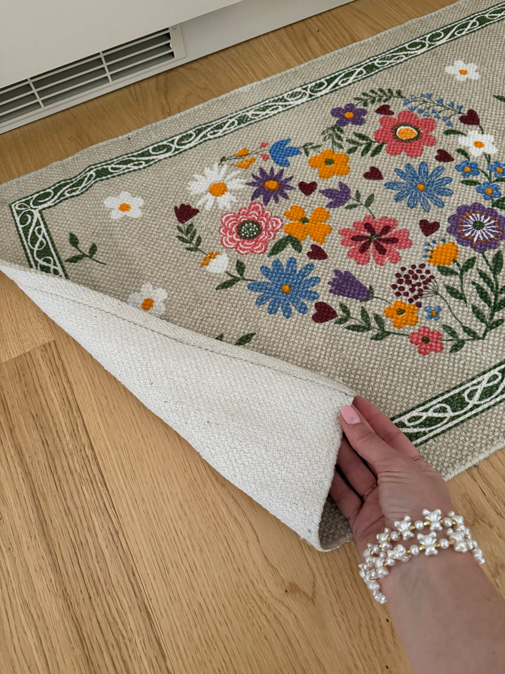 Tappeto CUORE 100% cotone in 2 misure