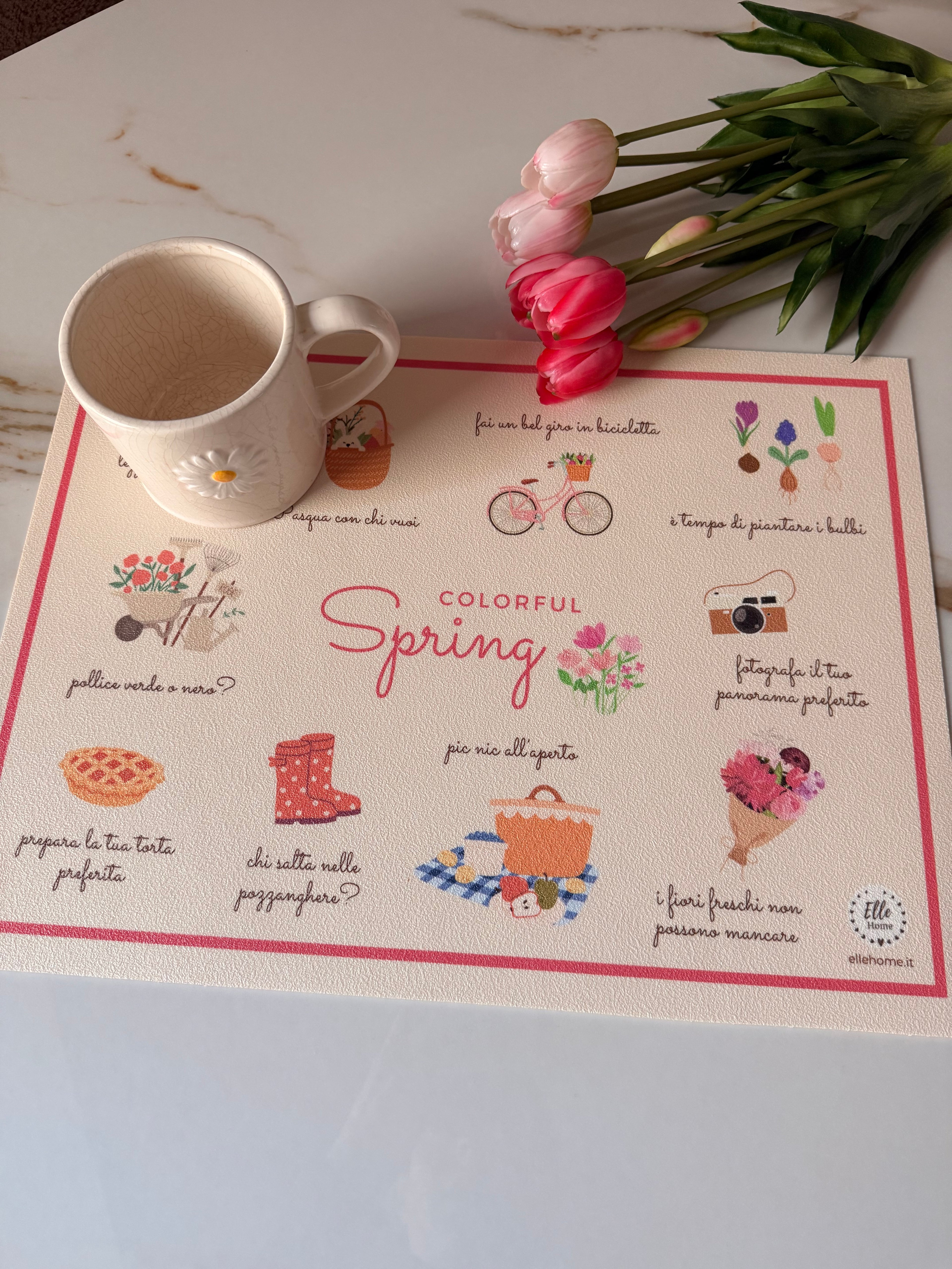 NUOVE tovagliette COLORFUL SPRING