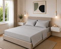 Completo letto tinta unita GRIGIO CHIARO - 3 misure
