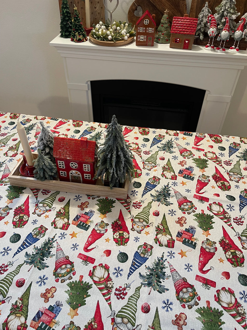 Tovaglia in lurex GNOMI HOLIDAY