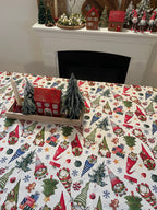 Tovaglia in lurex GNOMI HOLIDAY