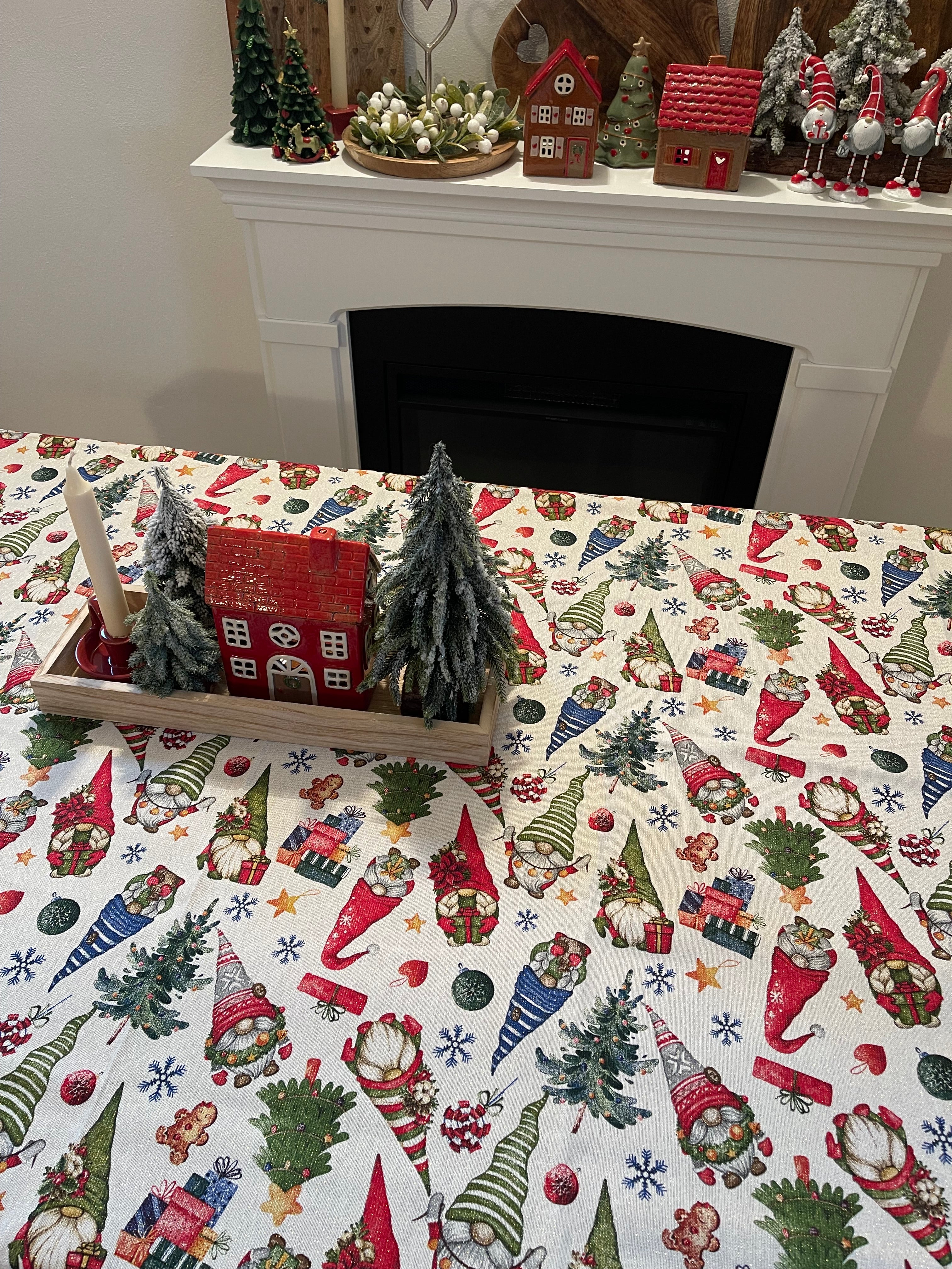 Tovaglia in lurex GNOMI HOLIDAY