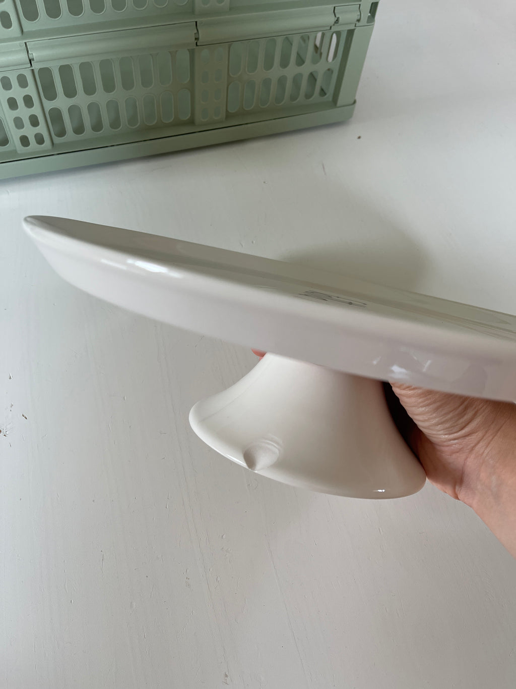 Alzata 31,5cm FATTA IN CASA - base sbeccata