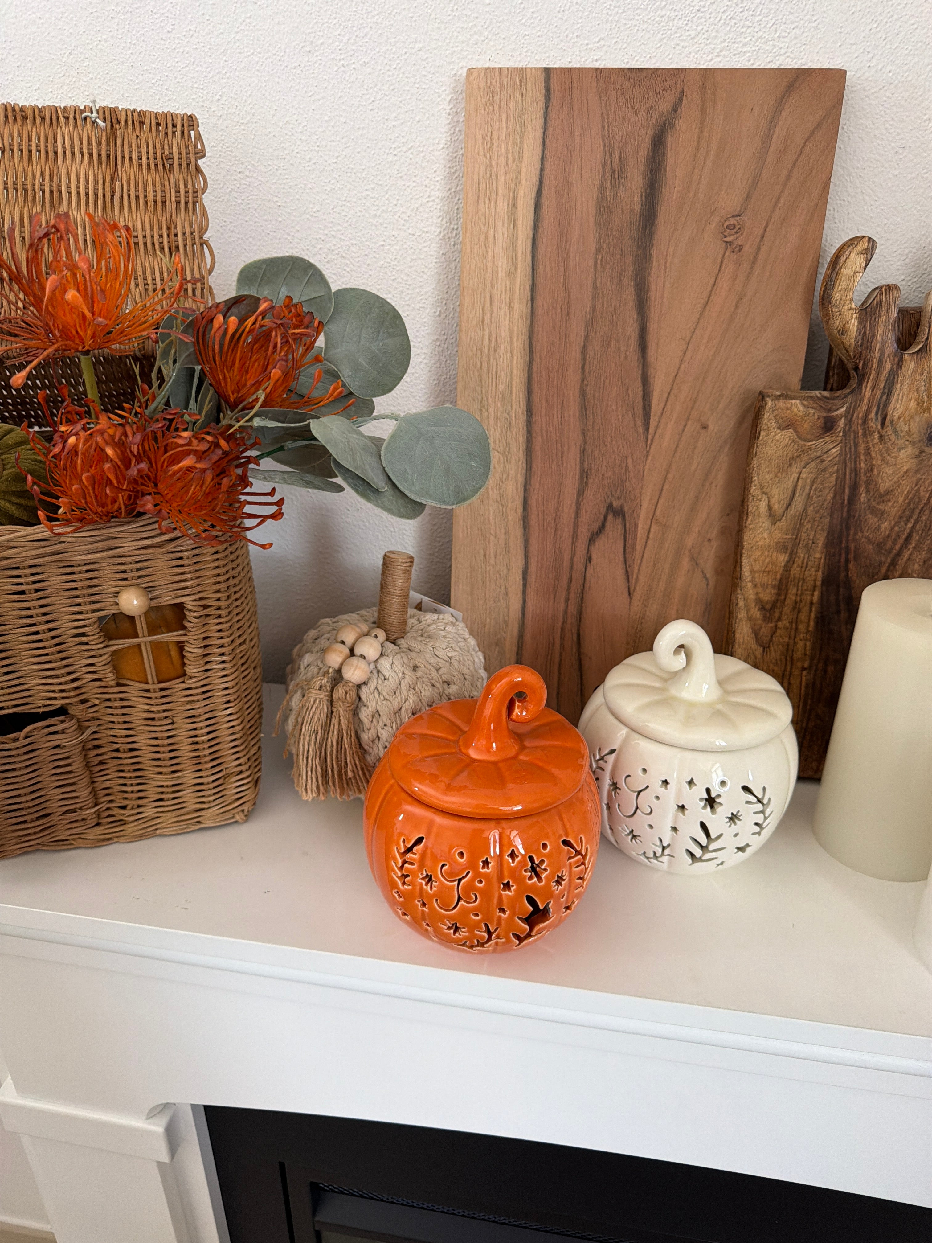Bruciatore oli profumati / cera di soia CREAM FOLK PUMPKIN in 2 colori