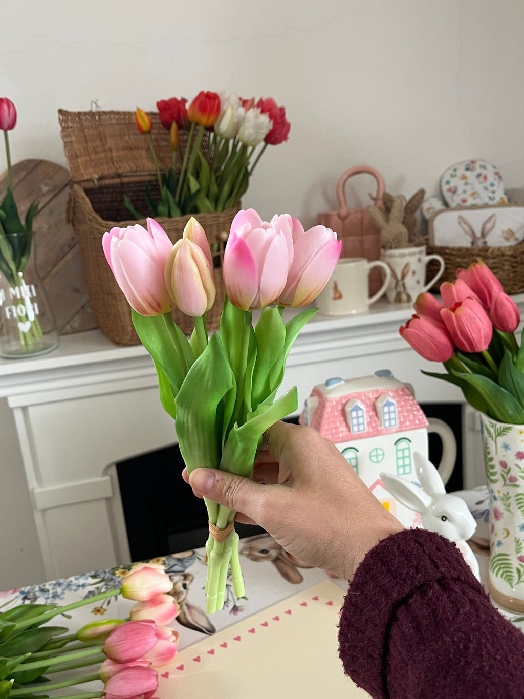 Mazzo Baby TULIPANI 🌷30 cm - 5 varianti colore