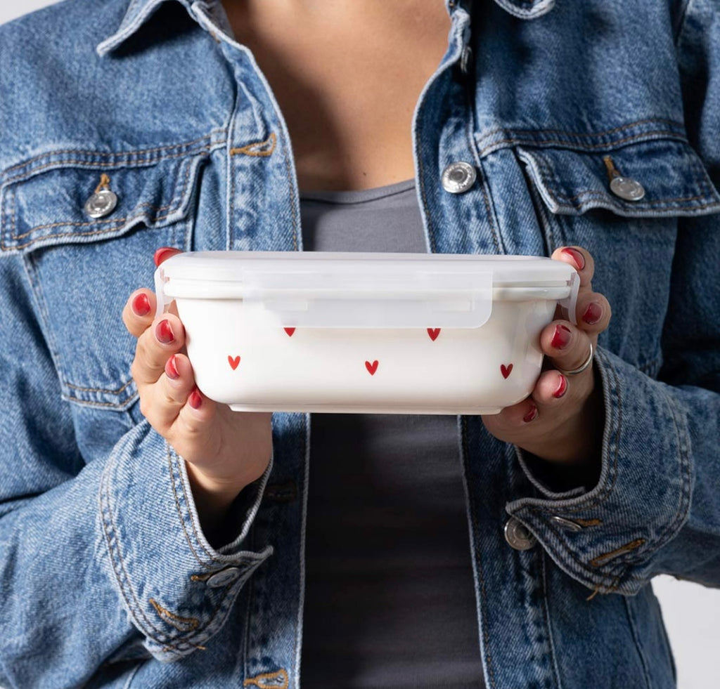 Contenitore in gres CUORICINI - taglia M