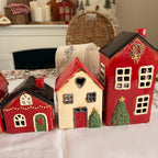 Casette portatealight XMAS TIME in ceramica