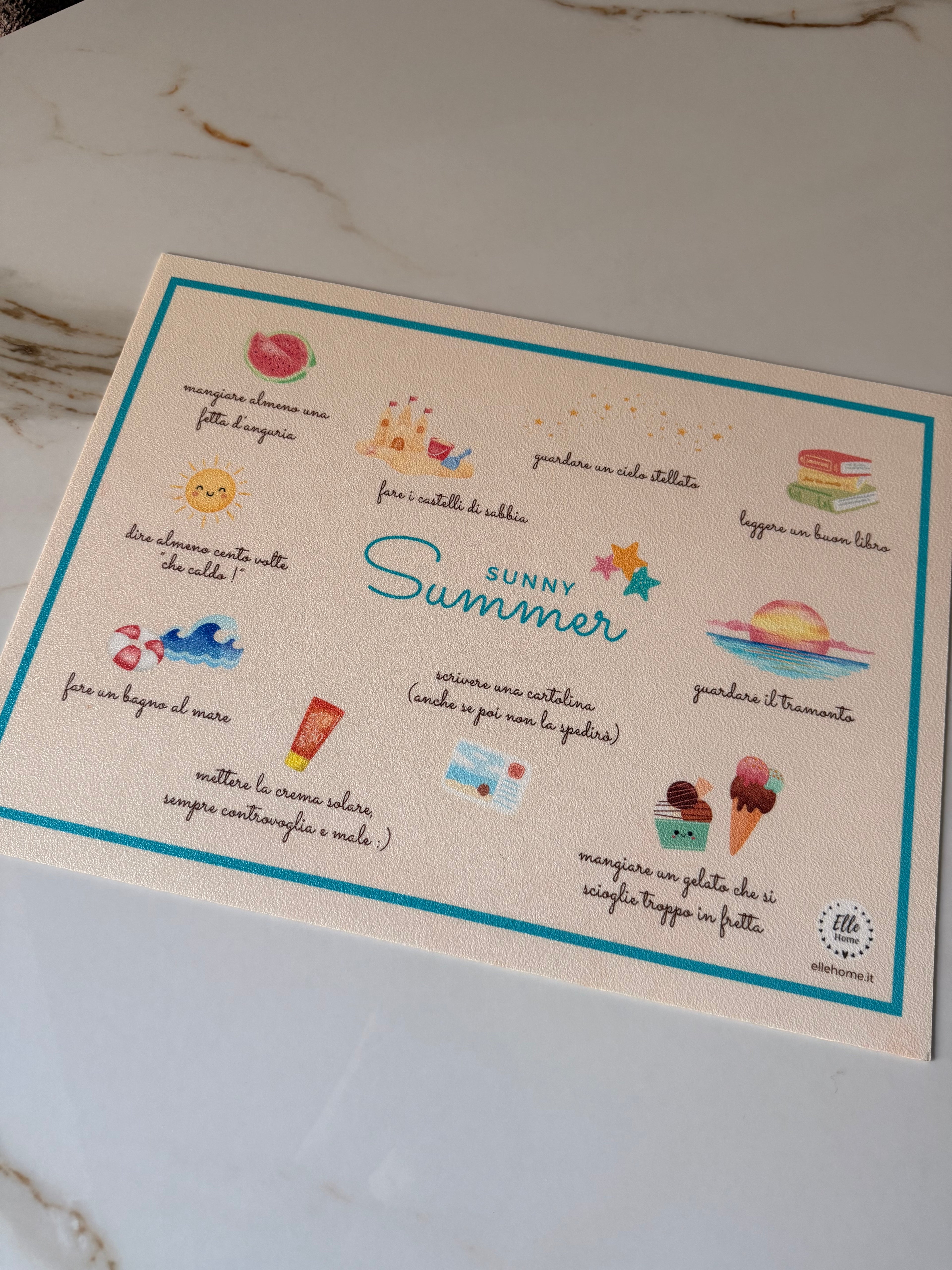 NUOVE tovagliette SUNNY SUMMER