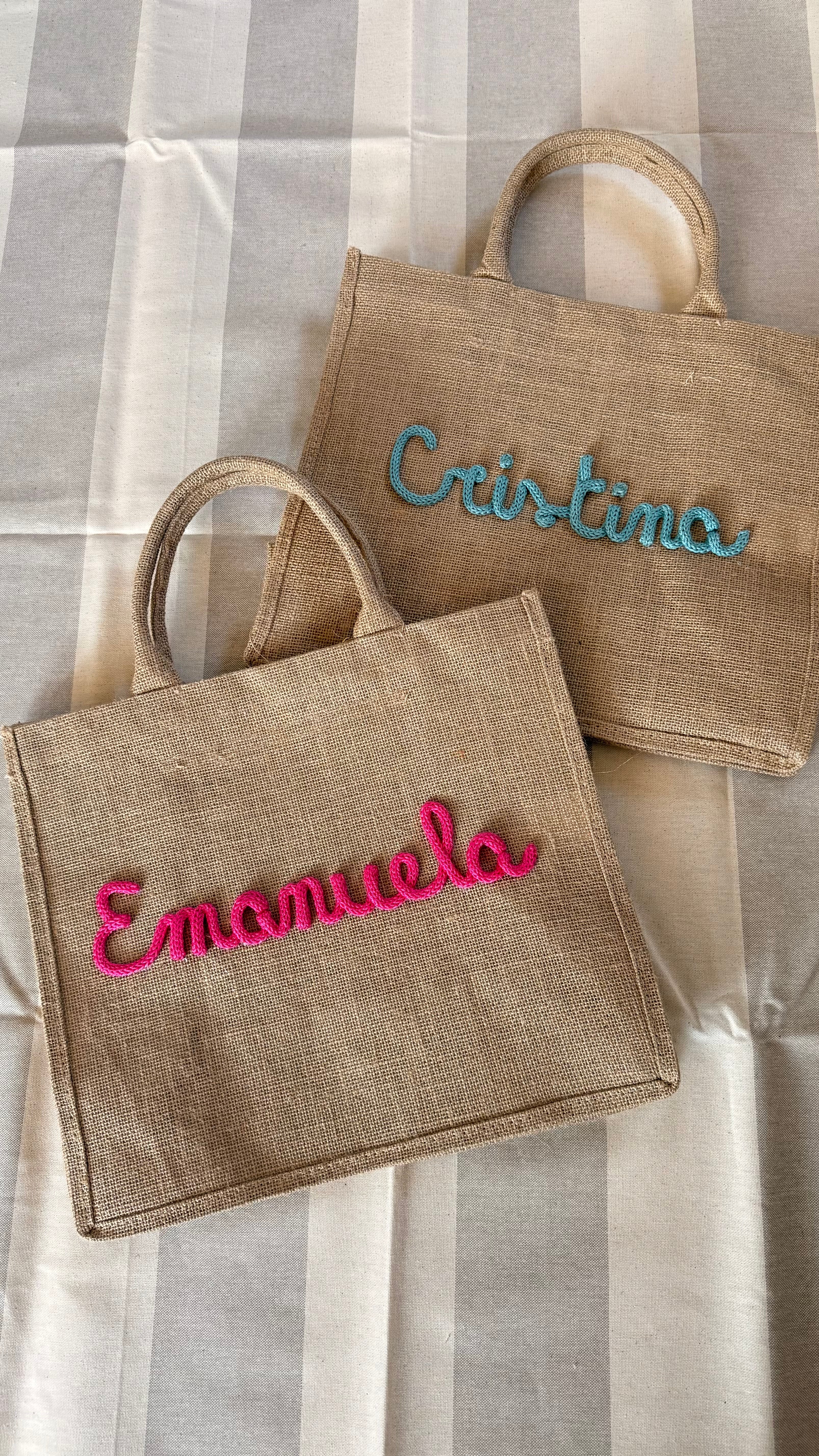 Borsa Juta CLASSIC 🐚 da personalizzare