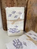Coppia spugne viso + ospite LAVANDA