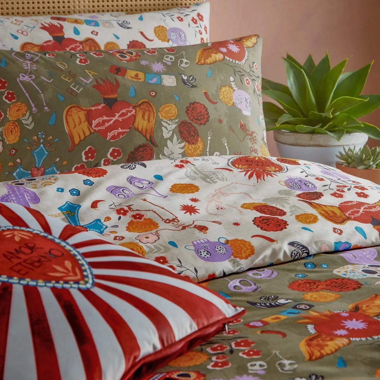 Set Copripiumino matrimoniale COCO double face