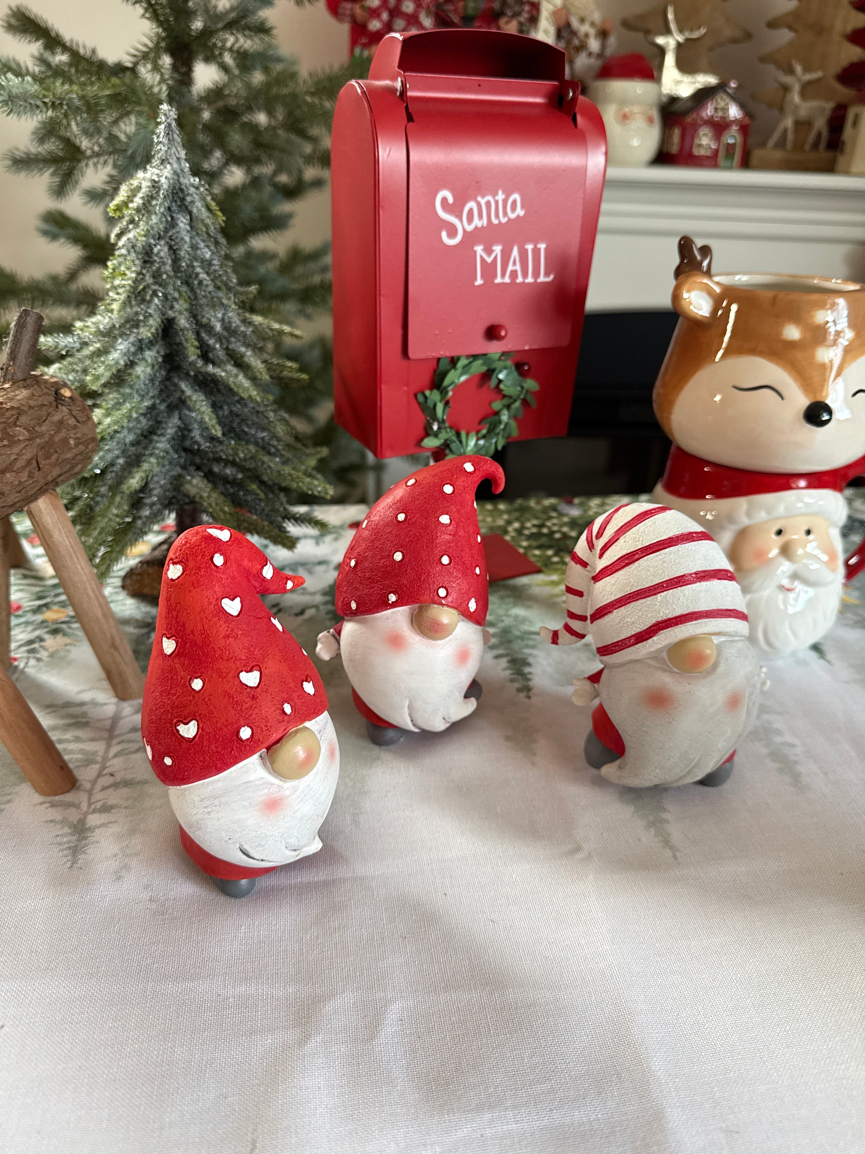 3 Gnomi NICKY in resina – Elle Home