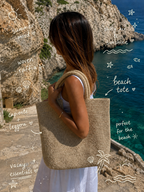 Maxi Bag RIVIERA 🌊 in rafia intrecciata