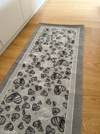 Tappeto passatoia in ciniglia CUORICINI