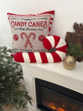 ULTIMI! -50% sconto❤️ Cuscino CANDYCANE bouclè h49cm
