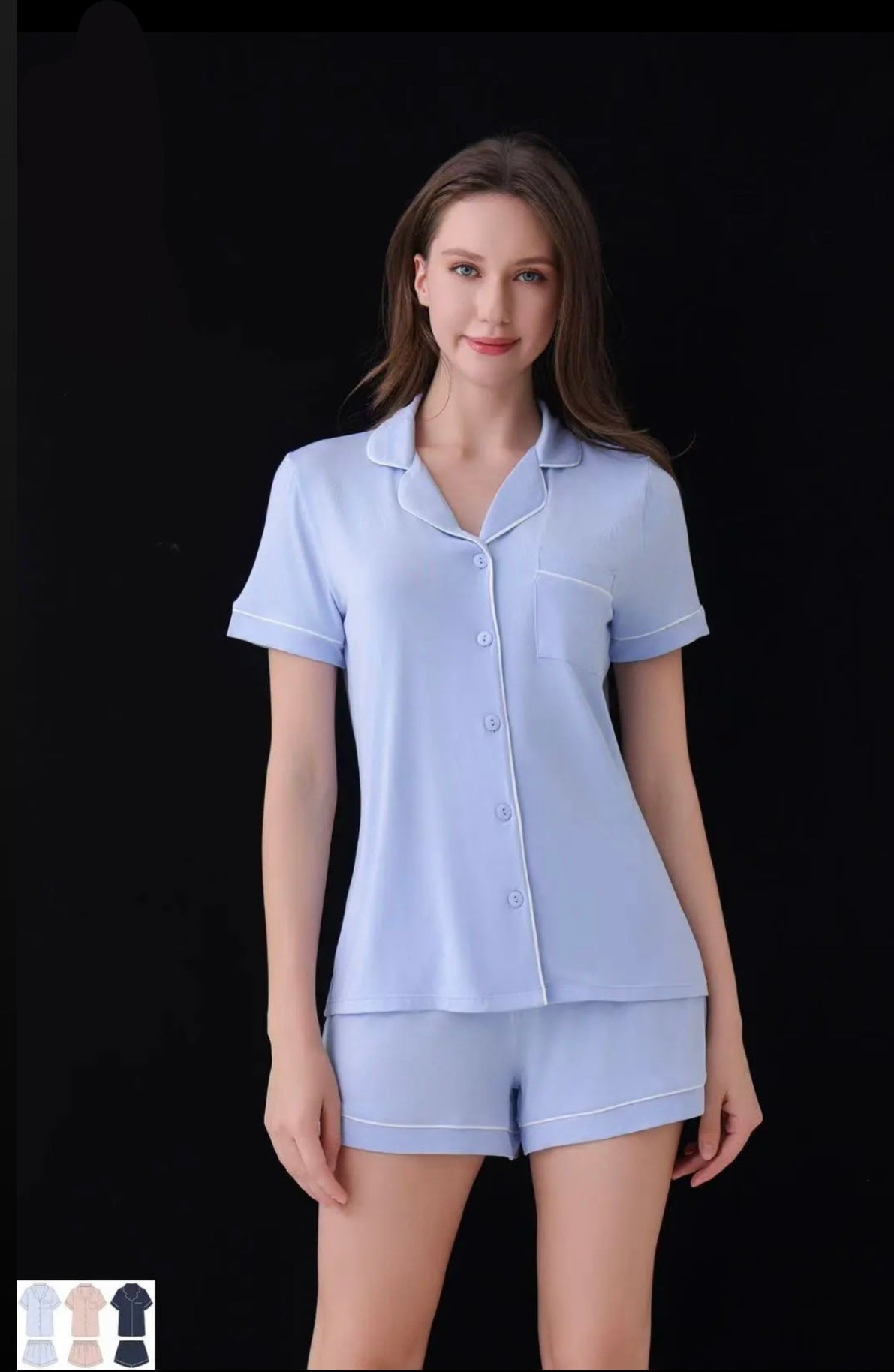 ULTIMI! Pigiamino corto DAISY -  3 colori