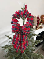 Ghirlanda decorativa CUORICINI tartan